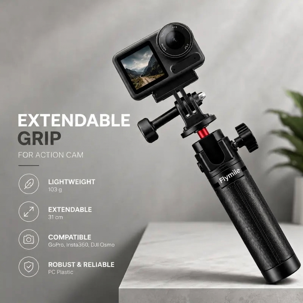 GoPro Tripod 31 CM Black | GoPro & Action Cameras | Compact & Stable