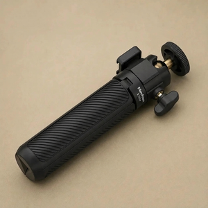 Desktop Tripod 30 CM Black | Video Calls & Streaming | 360° Ball Head & Phone Holder Included