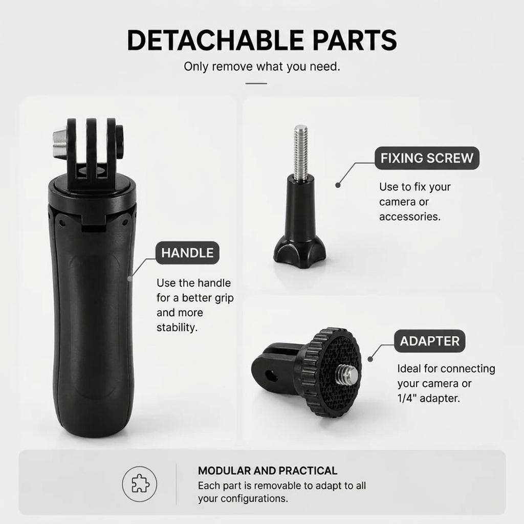 GoPro Tripod 23 CM Black | GoPro & Action Cameras | Extendable & Lightweight
