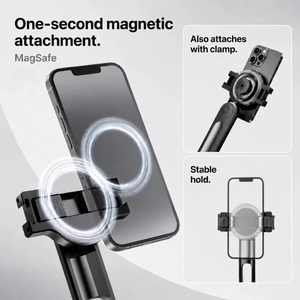 iPhone Tripod 12 13 14 15 Pro Max 130 CM MagSafe | Bluetooth Remote