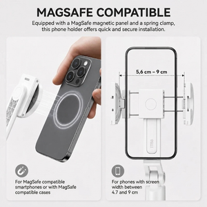 iPhone Tripod 12 13 14 Pro Max 144 CM White MagSafe | Lightweight