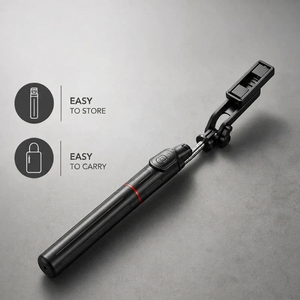 iPhone Tripod 13 14 15 Pro Max 170 CM Red | Built-in Remote