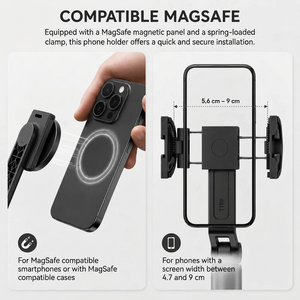 iPhone Tripod 14 15 16 Pro Max 144 CM Black MagSafe | Bluetooth