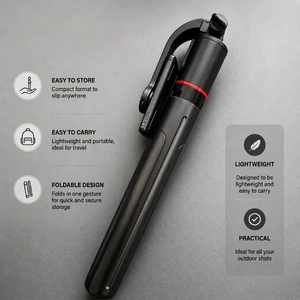 iPhone Tripod 15 16 Pro Max 172 CM Black | 360° Rotation