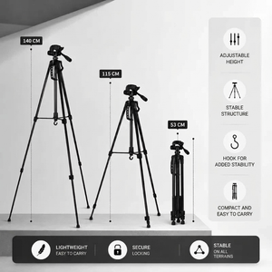 Binocular Tripod 140 CM Black Aluminum | Binoculars & Spotting Scopes | Stable & Adjustable