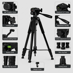 Binocular Tripod 178 CM Aluminum | Binoculars & Spotting Scopes | Foam Grips & Storage Bag Included