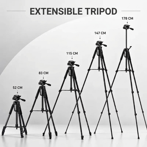 Binocular Tripod 178 CM Aluminum | Binoculars & Spotting Scopes | Foam Grips & Storage Bag Included