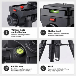 Binocular Tripod 185 CM Black Aluminum | Binoculars & Spotting Scopes | Tall & Stable