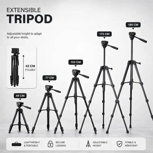Binocular Tripod 185 CM Black Aluminum | Binoculars & Spotting Scopes | Tall & Stable