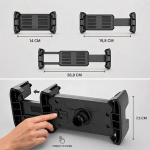 Tablet Tripod 160 CM | iPad & Samsung Galaxy | Storage Bag & Holder Included