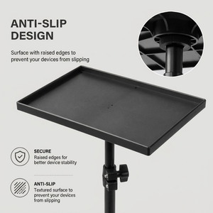 Projector Tripod 55 CM | Universal Projector Compatibility | Tray Included & Compact Design