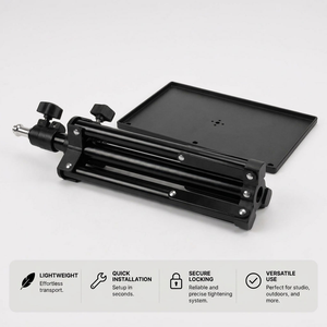Projector Tripod 55 CM | Universal Projector Compatibility | Tray Included & Compact Design