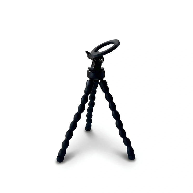 Magnetic Flexible Tripod Black | MagSafe & iPhone | Flexible Legs & Magnetic Mount