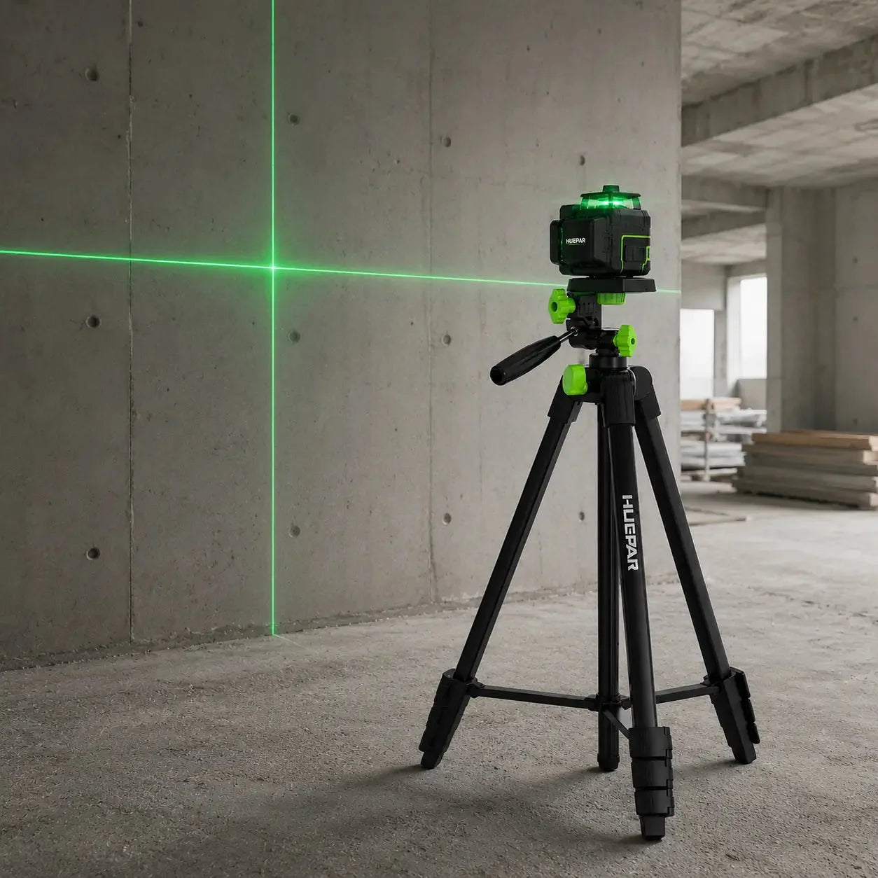 Laser Level Tripod 152 CM Black Aluminum product image 6