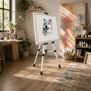 Easel Tripod 155 CM Silver Aluminum product image 6