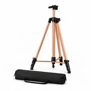Easel Tripod 155 CM Coffee Brown Aluminum | Adjustable & Stable | Carry Bag Included