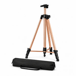 Easel Tripod 155 CM Coffee Brown Aluminum product image 1