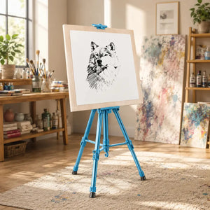 Easel Tripod 155 CM Turquoise Aluminum product image 6