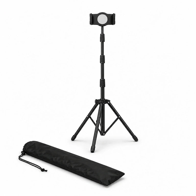 Tablet Tripod 160 CM Extendable | iPad & Samsung Galaxy | Extendable Arm & Carry Bag Included