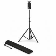 Tablet Tripod 160 CM Black | iPad & Samsung Galaxy | Storage Bag & Holder Included